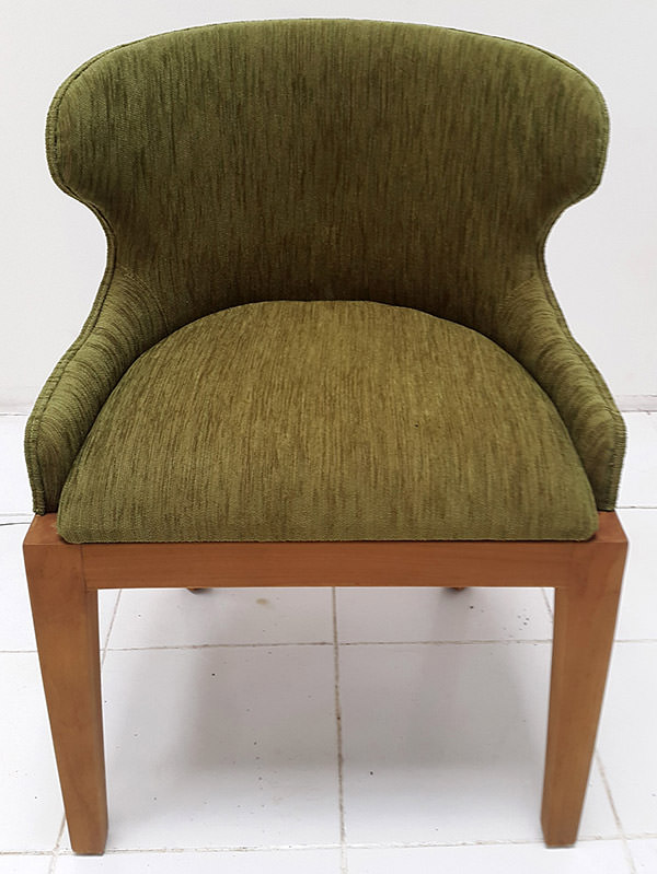 teak armchair