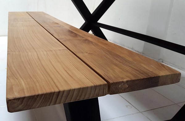 garden teak bench top