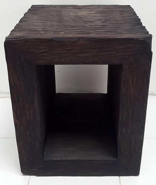 railwood sugi ban stool