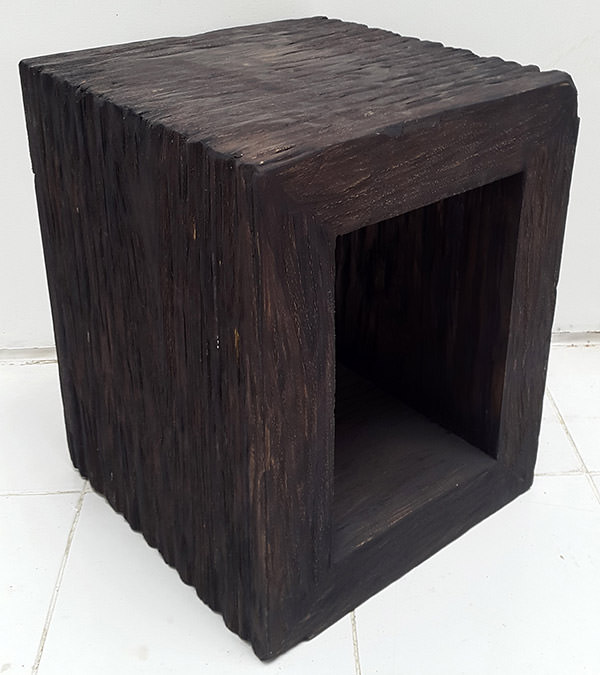 railwood sugi ban wooden stool