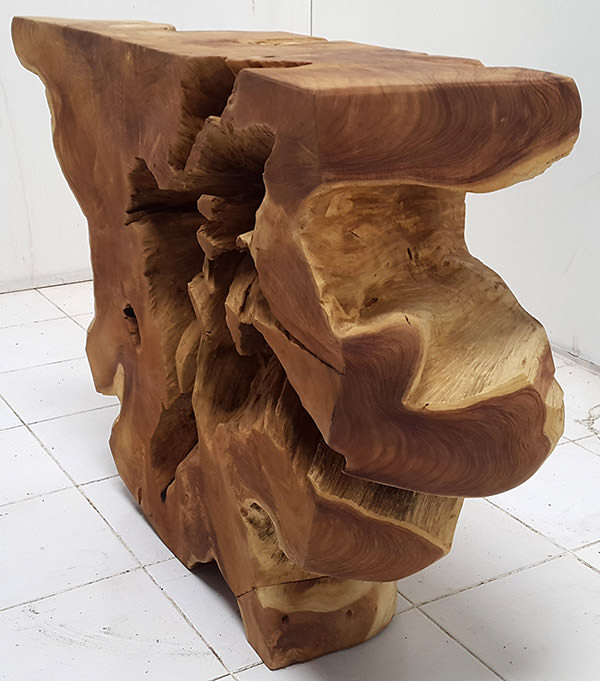 teak wooden solid root furniture