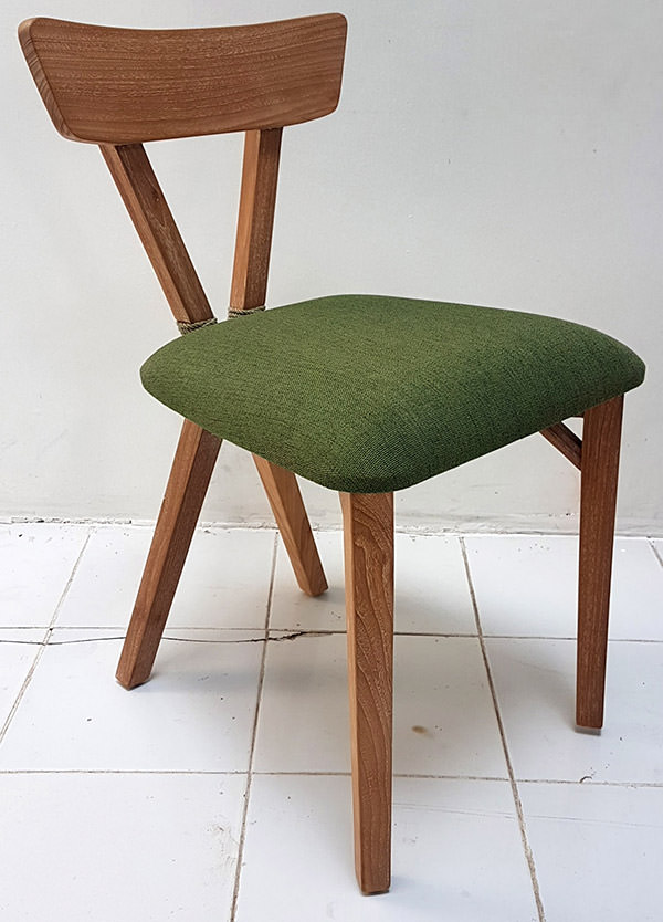 mid-century teak dining chair