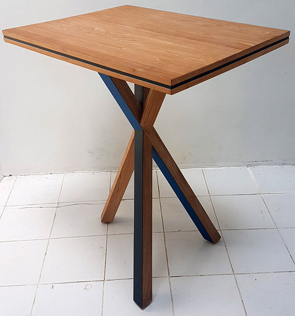 teak wooden table
