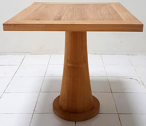teak square table
