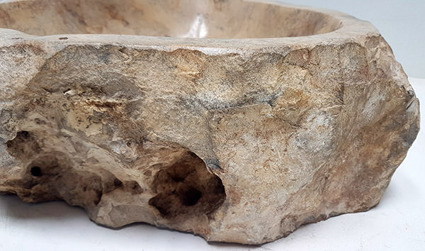 fossil stone bathroom sink