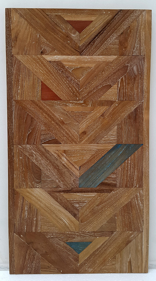 peruvian teak wood panel