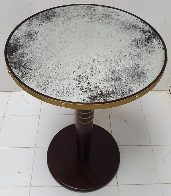 vintage mirror table