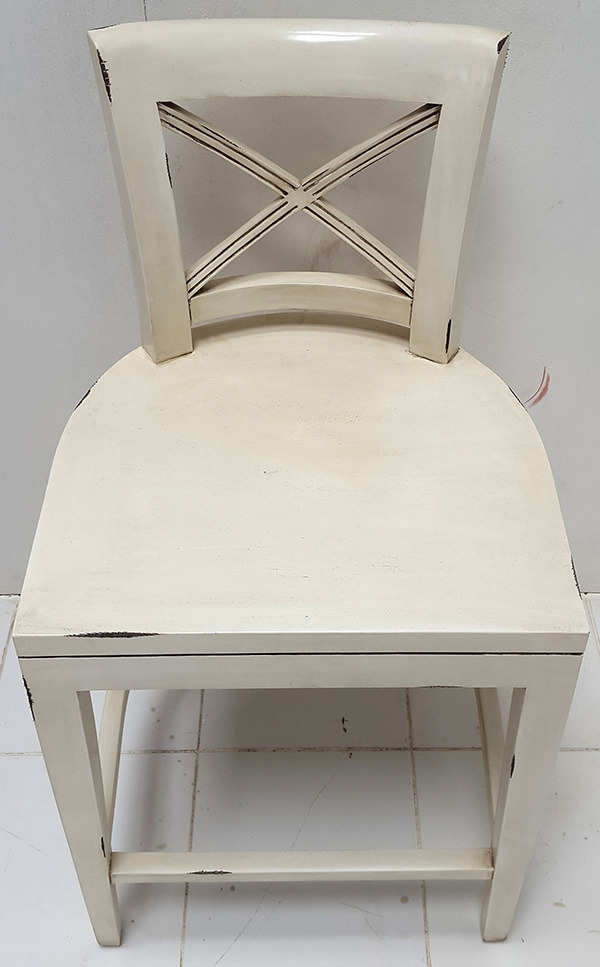 antique distressed italian chair
