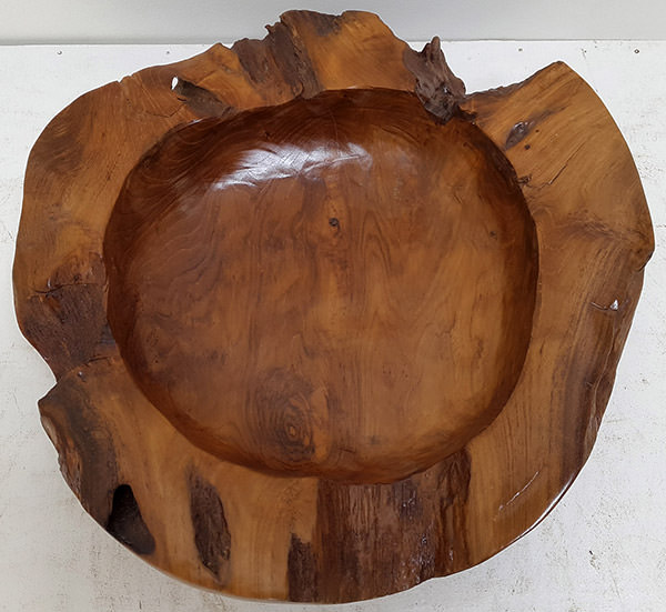 teakwood fruit bowl