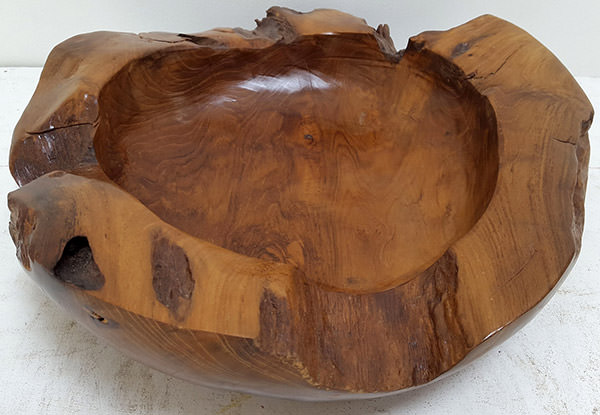teakwood bowl
