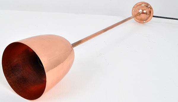 copper hanging lamp