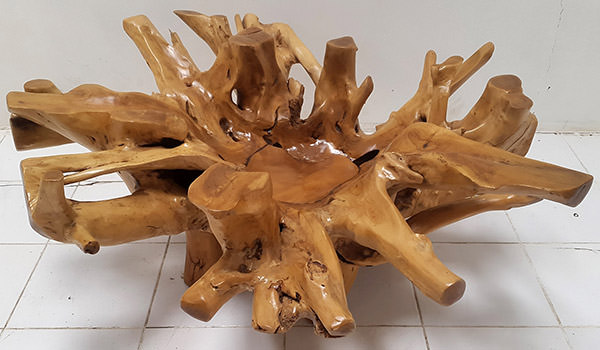 teak root coffee table