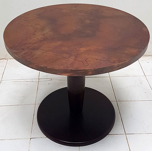 vintage copper table