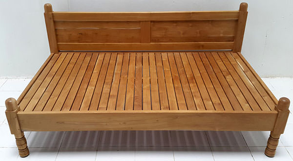 natural teak day bed