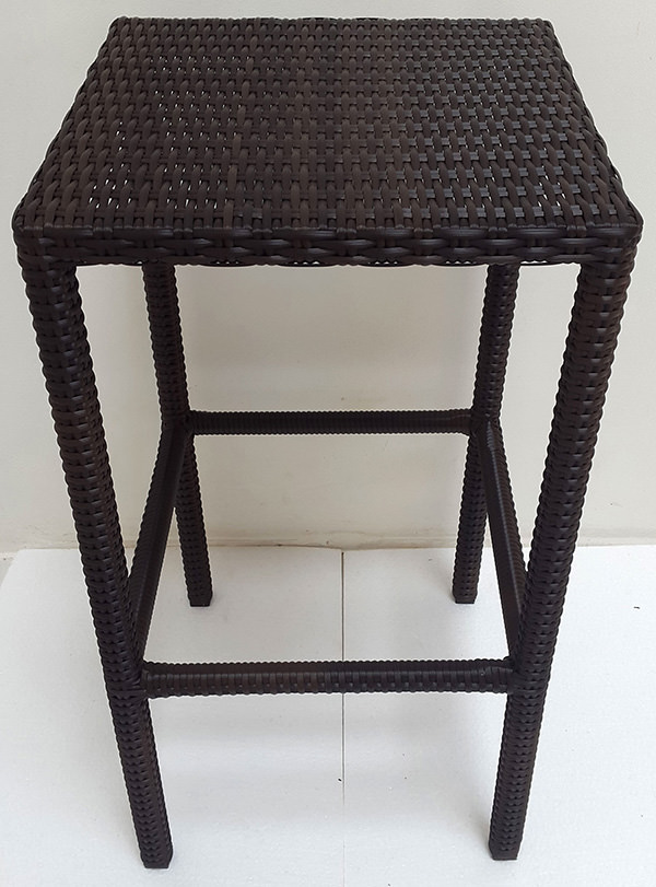 synthetic rattan bar stool