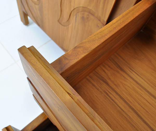 teak drawer