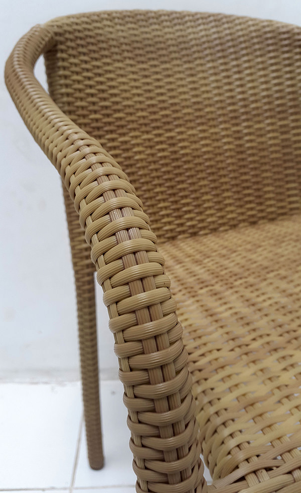 garden armchair with scandinavian design