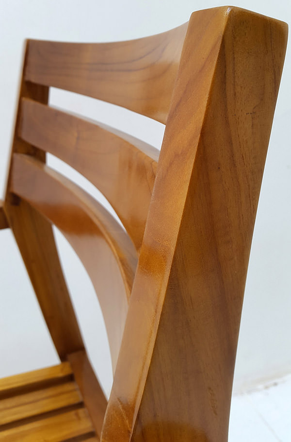 teak garden chair backseat