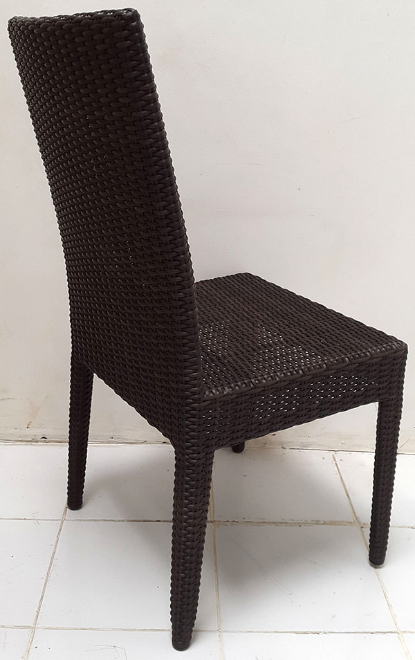 garden synthetic rattan dining chair