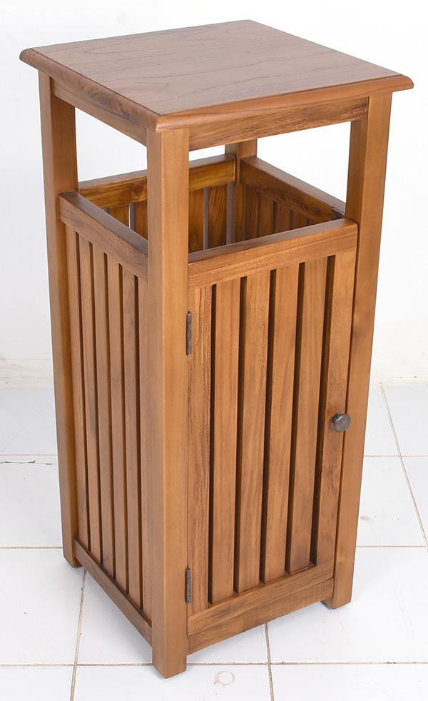 outdoor wooden bin