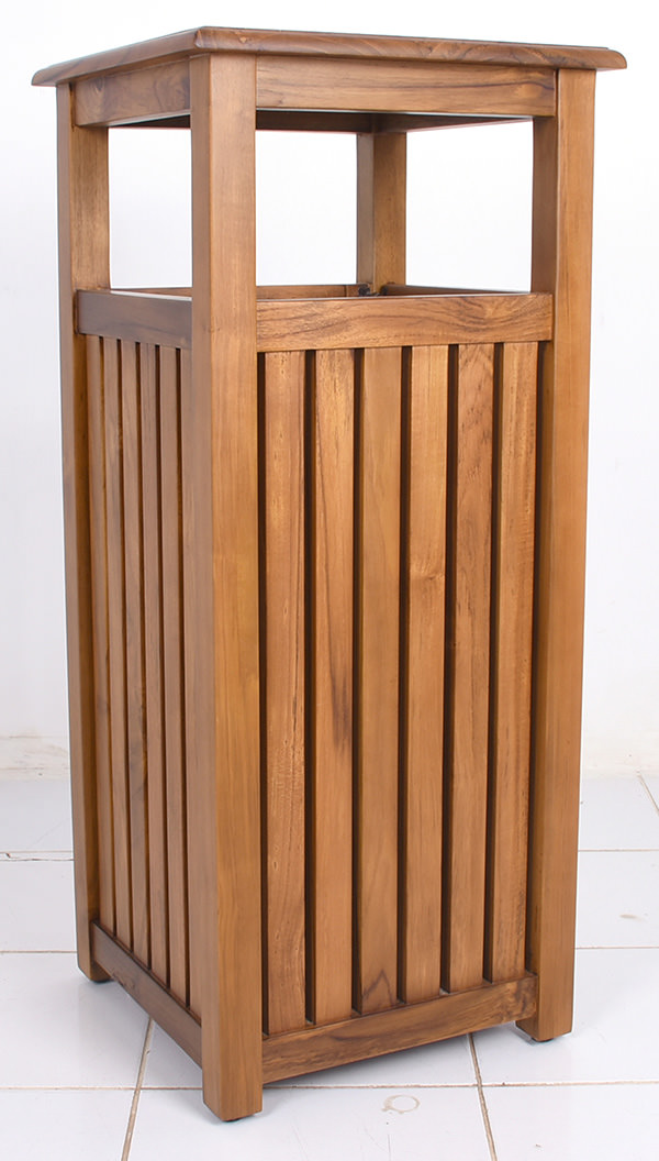 outdoor wooden bin box