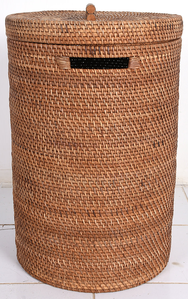 rattan laundry basket