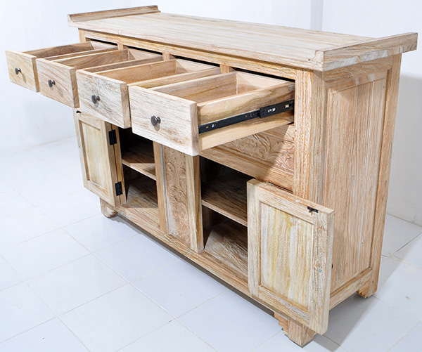 handicraft wooden teak cabinet