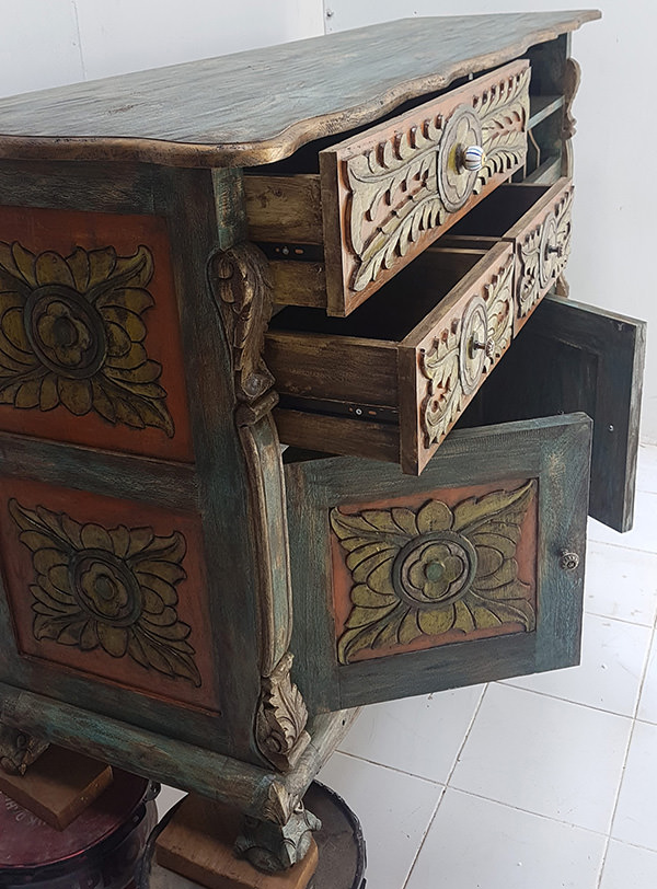 vintage restaurant cabinet