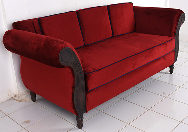 3-seater restaurant sofa