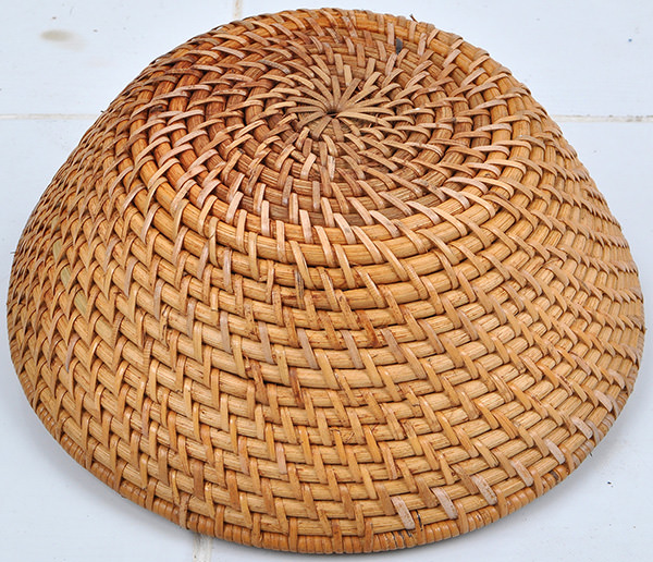 rattan fruit bowl