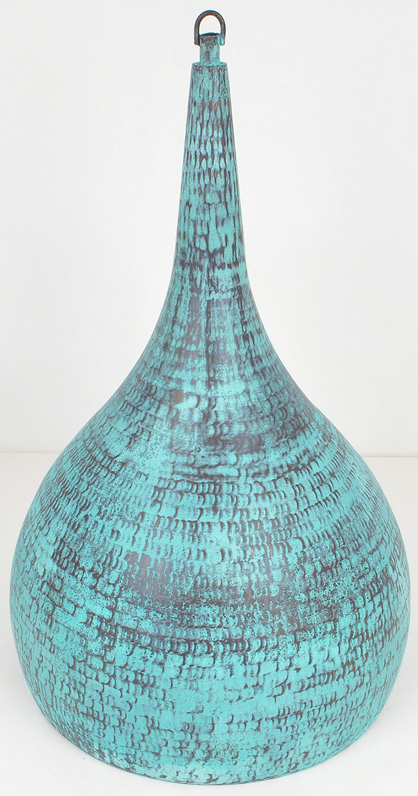 hanging copper lamp
