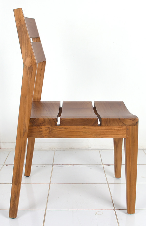 restaurant teak side chair manufacturing