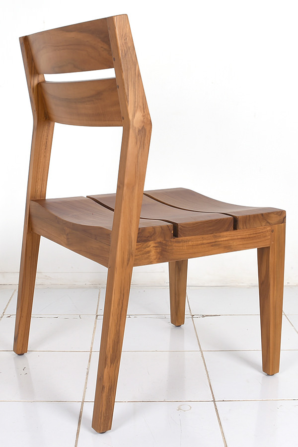 restaurant solid teak side chair manufacturing