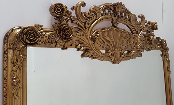 carved mirror