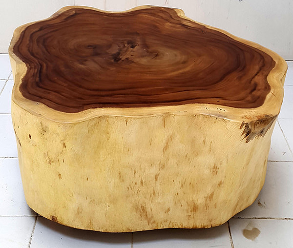 suar wood with natural shape