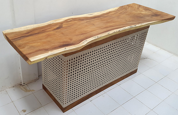 synthetic rattan outdoor bar