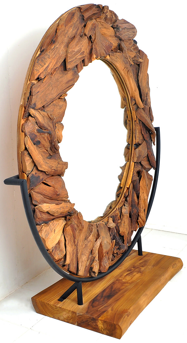 jurassic drift wood mirror