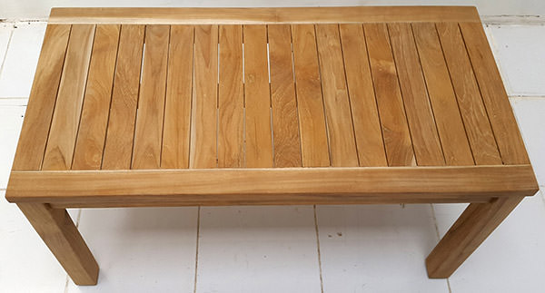 outdoor teak table top