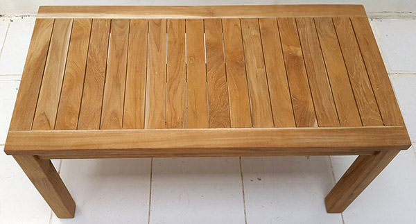 outdoor teak table top