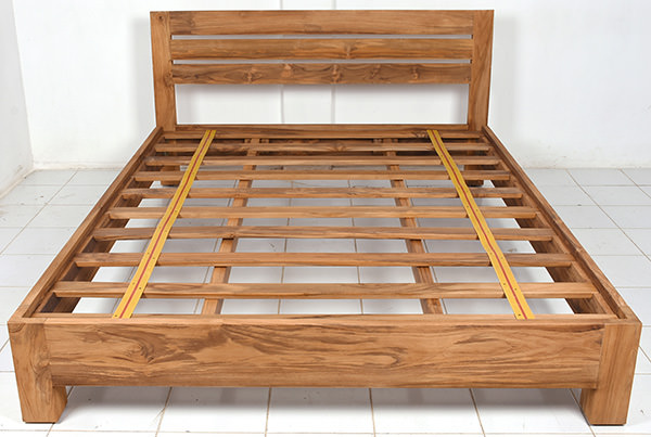 solid teak wood bed