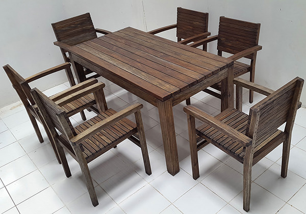 teak outdoor dining set