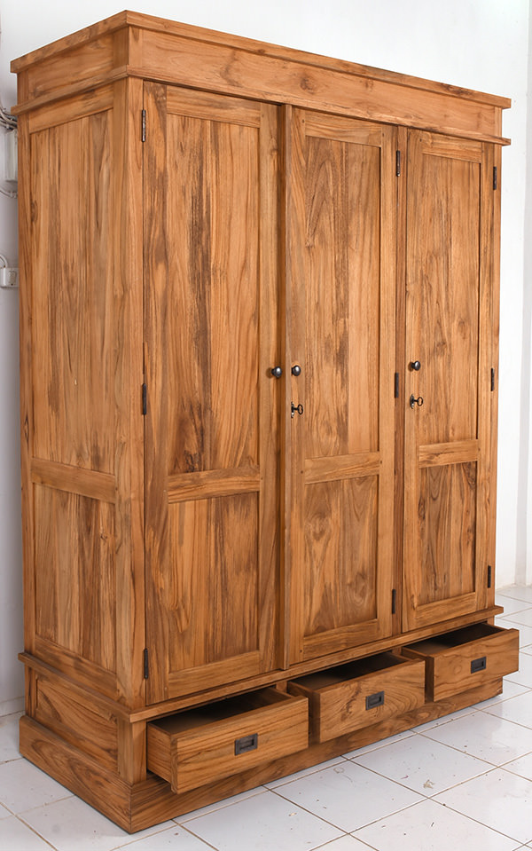 solid wood wardrobe