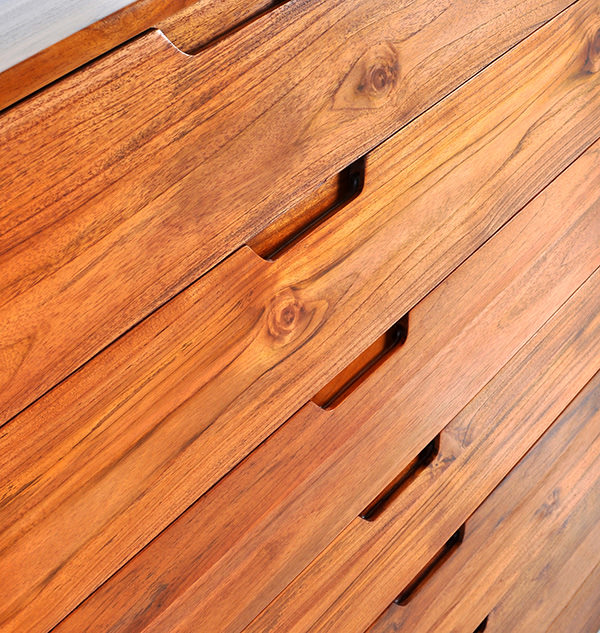 teak drawers