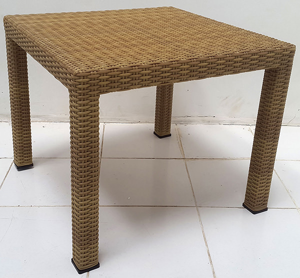 square wicker garden outdoor table