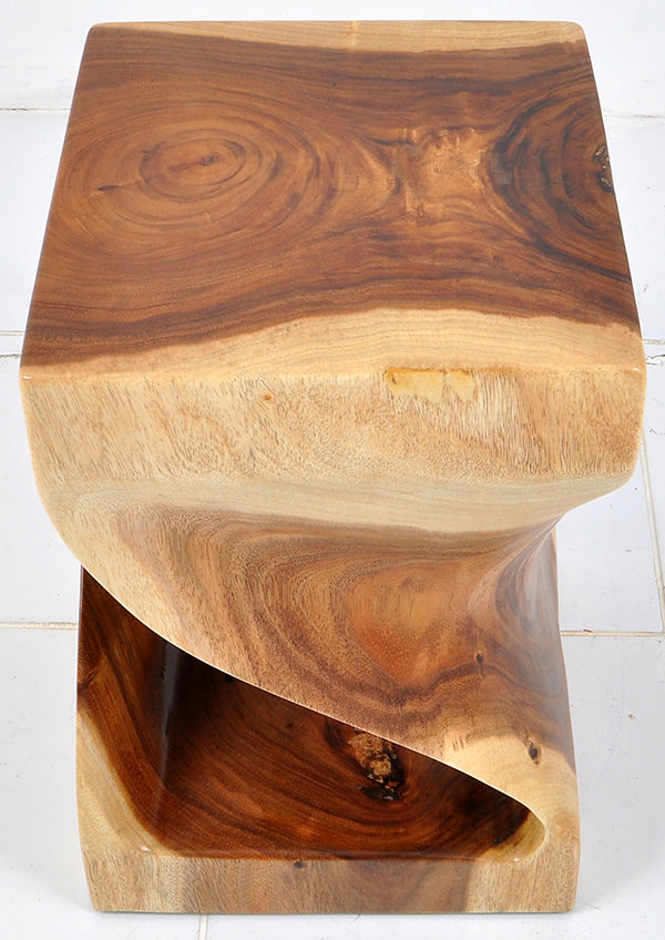 twisted monkeypod stool