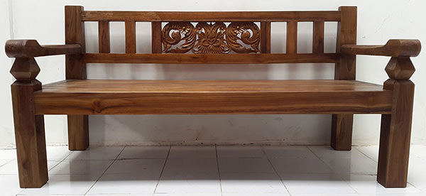 traditional bench from indonesia