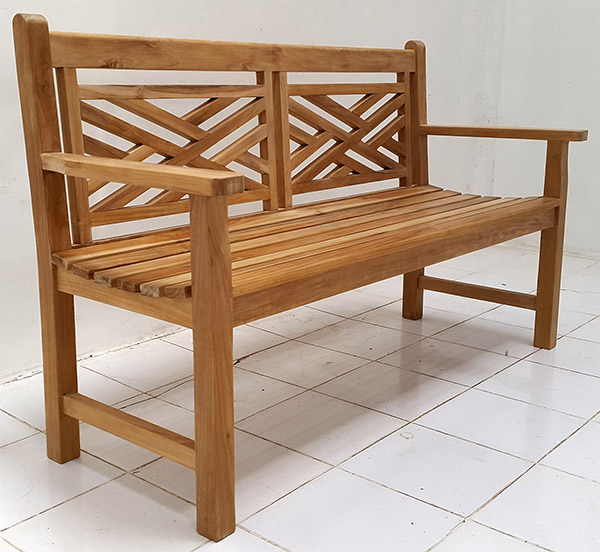 grade A teak outdoor bench