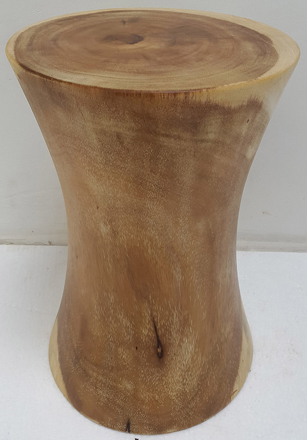 suar root solid wooden stool