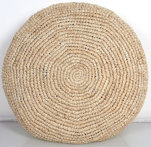 natural fibers ottoman