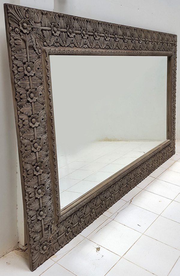 long carved mirror